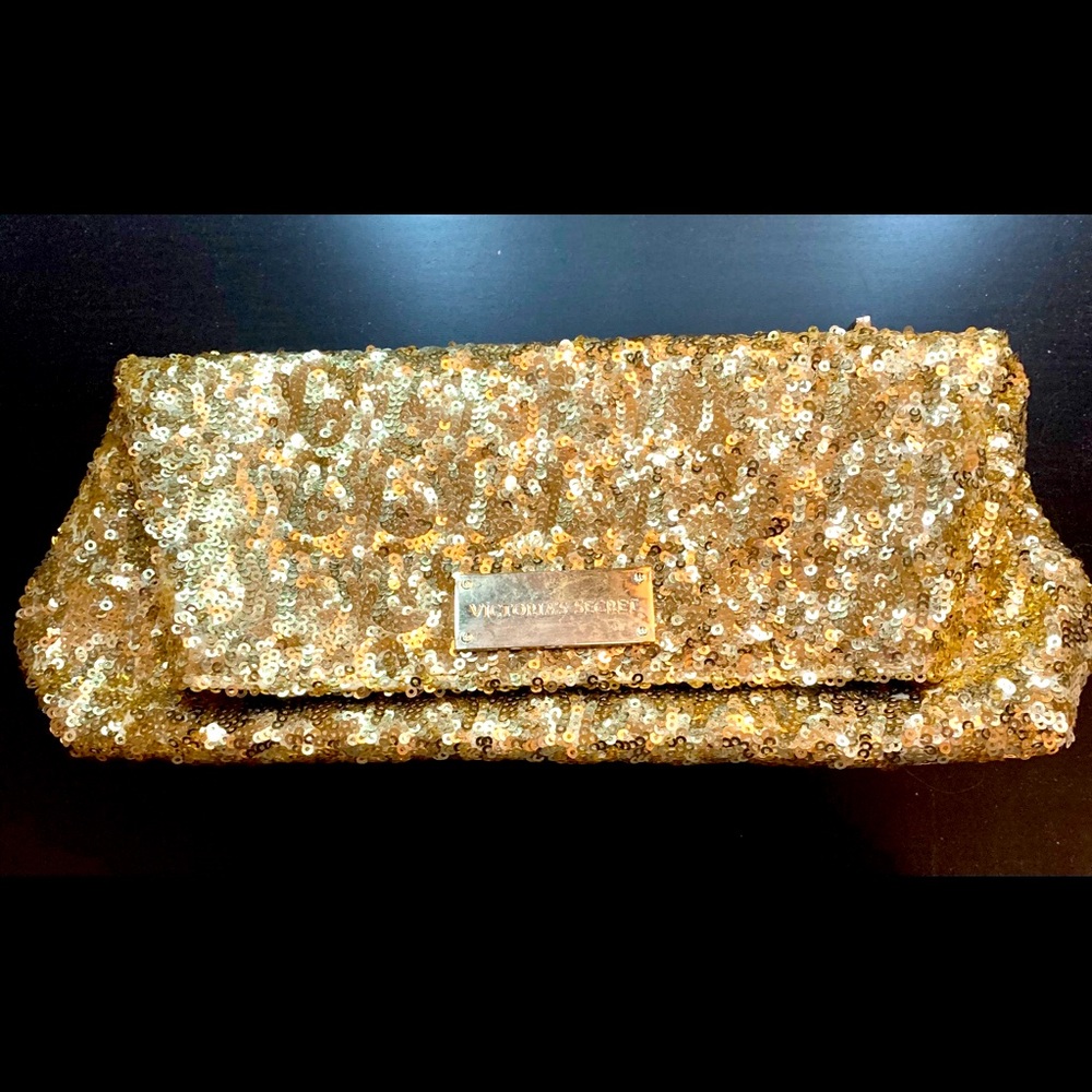 Victoria’s Secret Gold Clutch